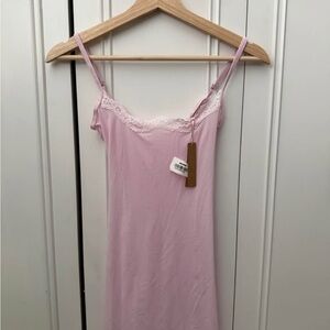 SKIMS Cherry Blossom Lace Slip Dress